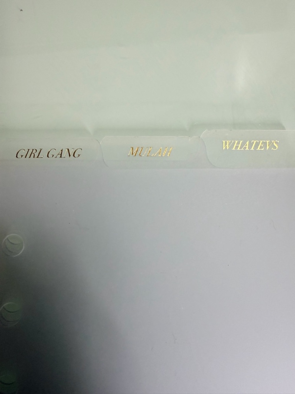 Cloth & Paper Girl Gang Personal Size Top Tab Dividers - Picture 4 of 6